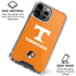 University of Tennessee-Knoxville T Logo on Orange iPhone 16 Pro Clear Case